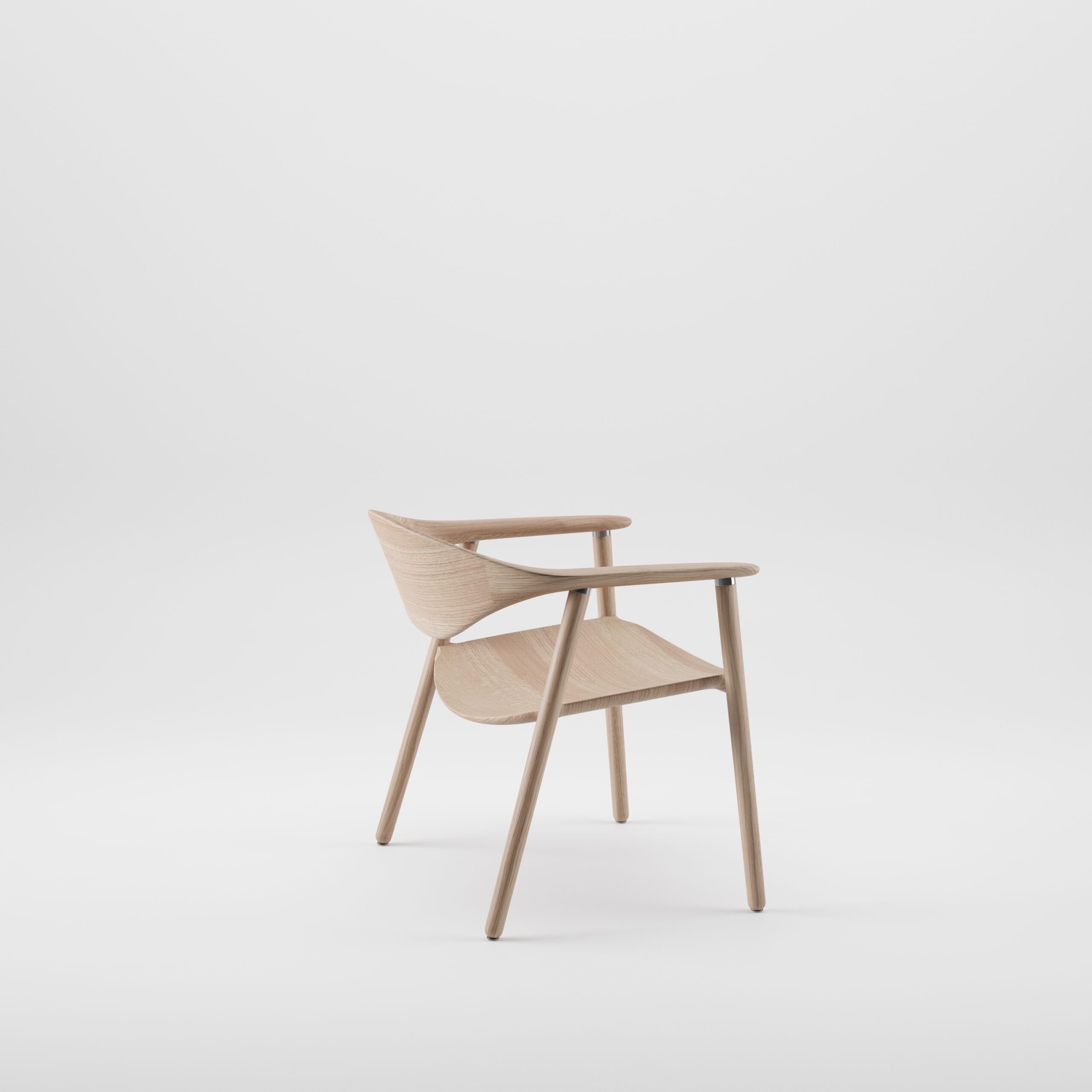 Naru lounge with upholstered backrest - Image 3