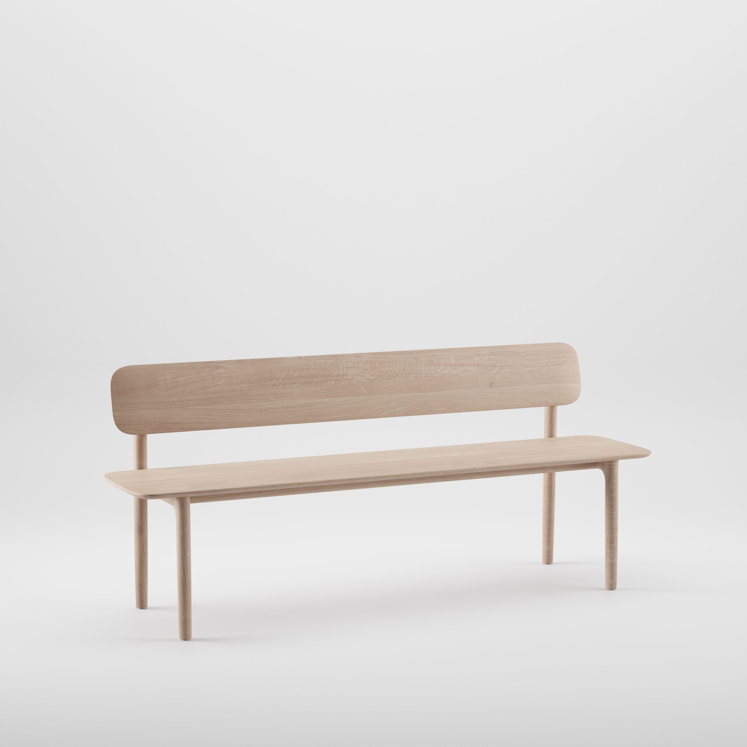 Neva bench with backrest fabric seat Range 1 - Image 12