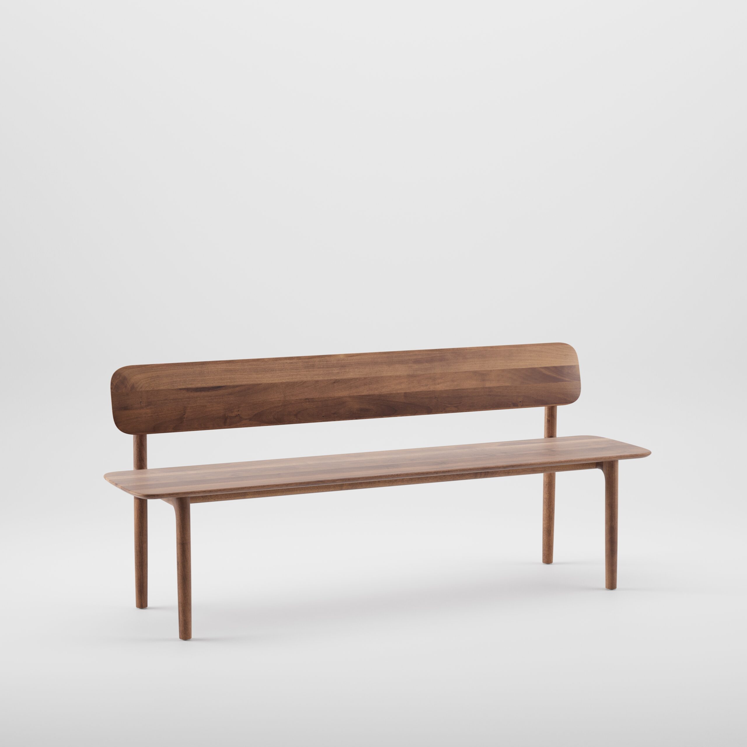 Neva bench with backrest fabric seat Range 1 - Image 9