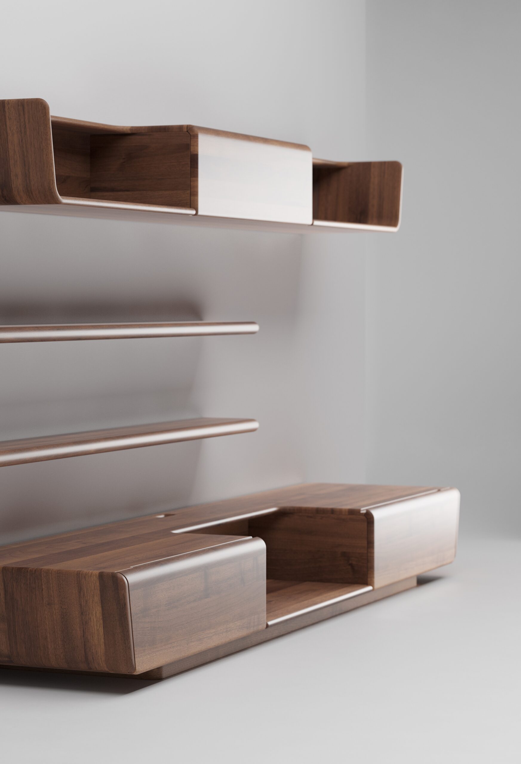 Latus Shelf – modular system - shelf open - Image 2