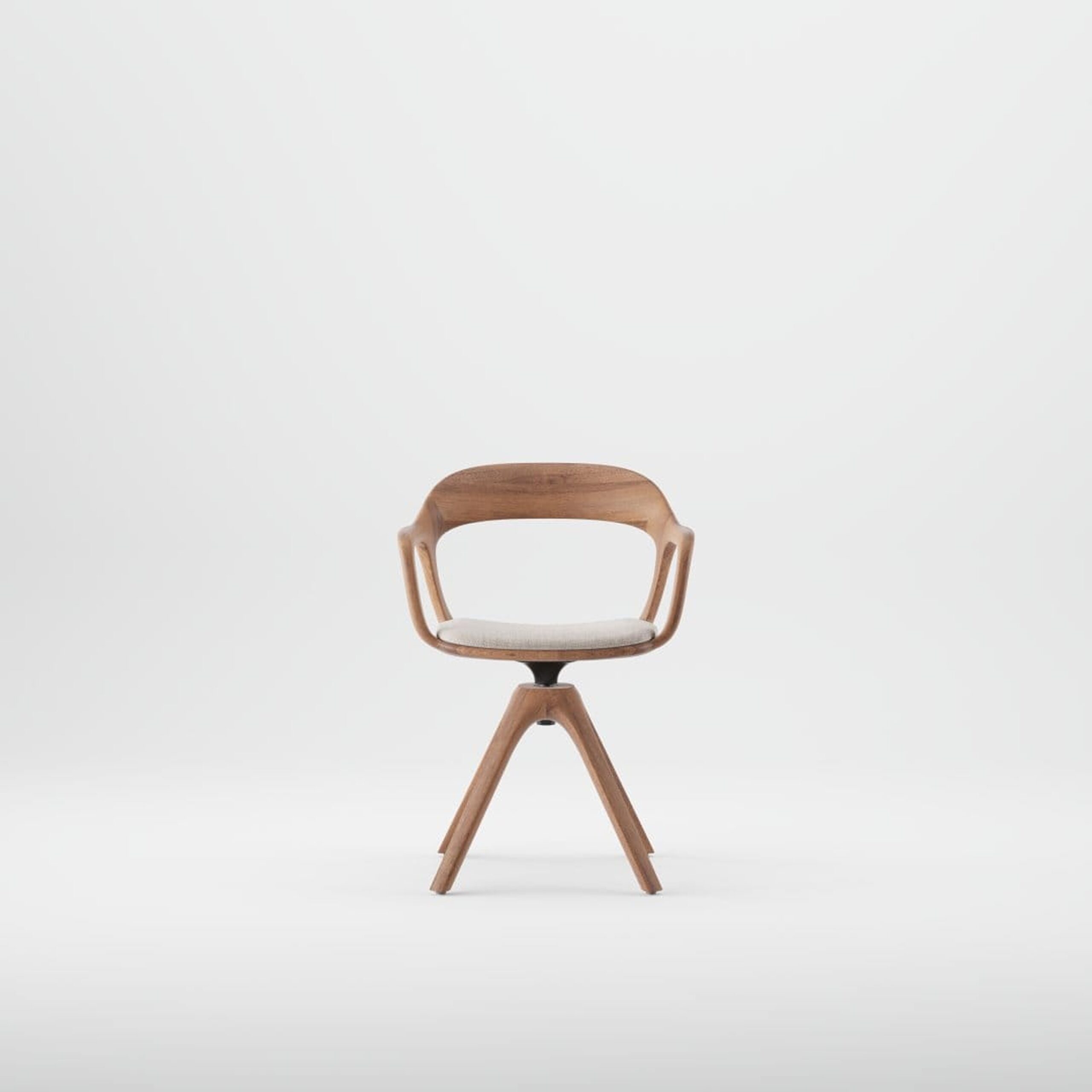 Leno upholstered seat and wooden backrest - Image 4