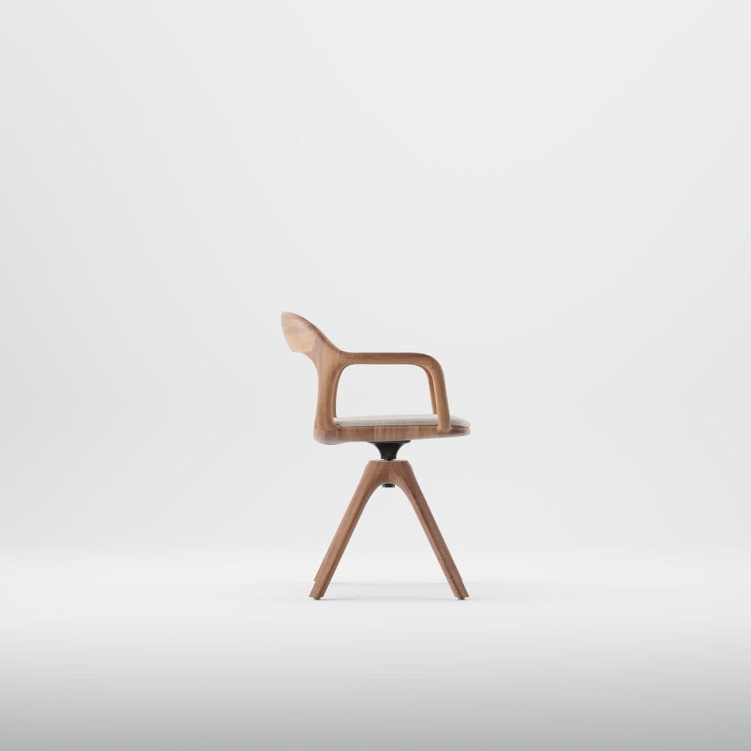 Leno upholstered seat and wooden backrest - Image 5